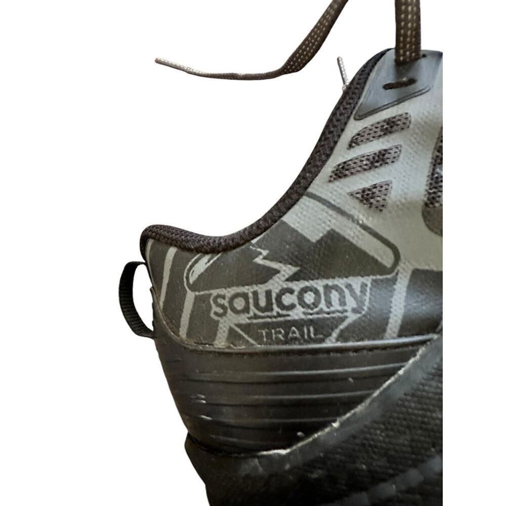 Saucony Xodus 11 Womens Running Shoes Gray Black Trail Hiking Sneakers Size 7.5 - Picture 10 of 11